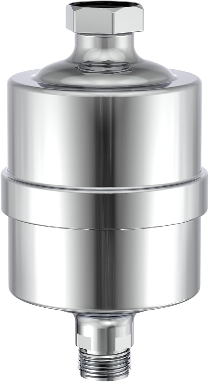 ALL METAL Shower Head Filter – Advanced Filtration Shower Filter for Hard Water, High Pressure Universal Shower Water Filters to Reduce Toxic Chemicals, Chlorine and Heavy Metals,for Skin & Baby Care