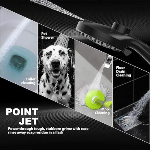 12 Inch High Pressure Rain Shower Head with Handheld Spray Combo