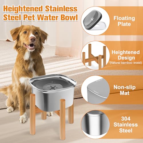 3L Elevated Dog Water Bowl