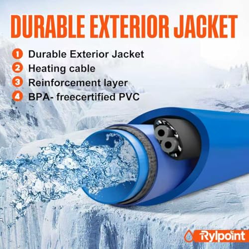 100FT Heated Water Hose for RV