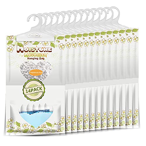 14 Pack Moisture Absorber Hanging Bags (14 Count)