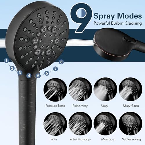 Filtered Shower Head with Handheld