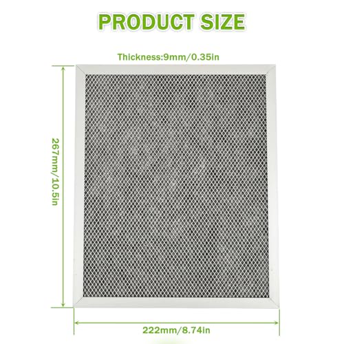 97007696 97005687 Range Hood Filter Replacement Charcoal Carbon Filter Mesh Hood Grease Filter Fit for Broan Nutone 41F