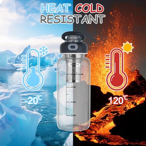 34oz tea bottle with infuser