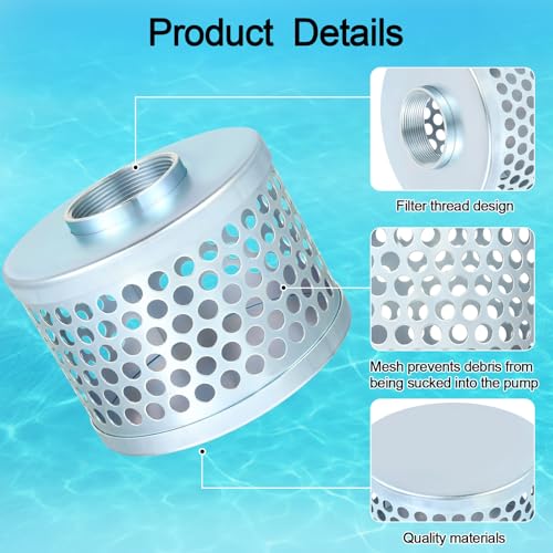 Carbon Steel Round Hole Suction Strainer Filter for Water Pumps