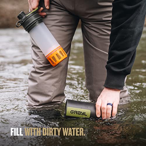 GeoPress 24 oz Water Purifier & Water Filter Bottle