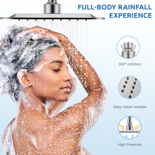 8" Dual Shower Head Combo