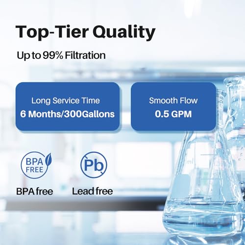 Refrigerator Water Filter Replacement for Filter 3 (3 Count)