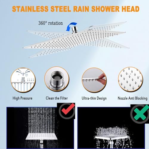 Filtered Rain Shower Head