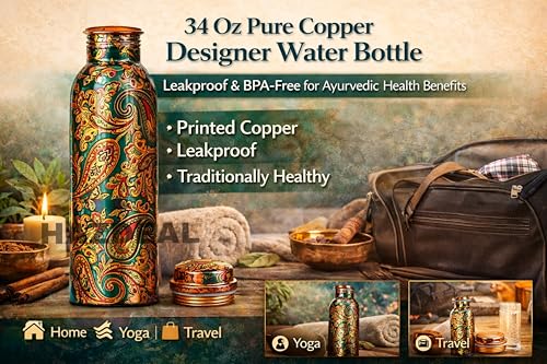 Copper Water Bottle 1 Liter