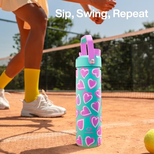 Insulated Water Bottle with Straw Stainless Steel Water Bottle