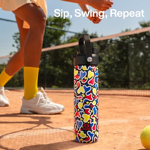 Insulated Water Bottle with Straw Stainless Steel Water Bottle