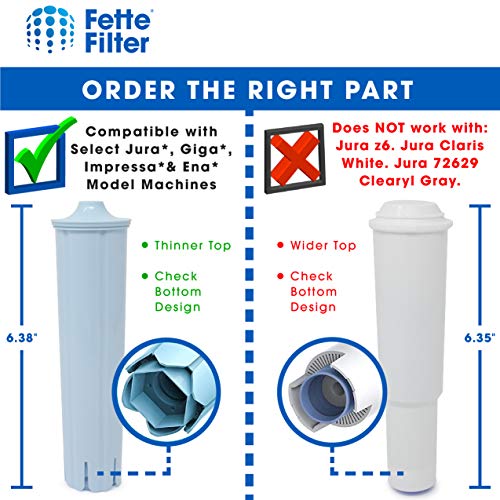 Water Filter Compatible with Jura Clearyl Blue. Compare to Part # 71445 or 67879 (6 Count)