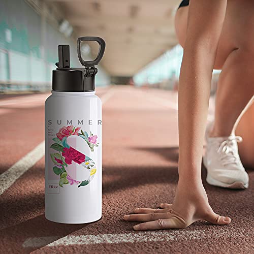 2 Pack Sublimation Blanks Tumblers Sports Water Bottles 32 OZ (2 Count)