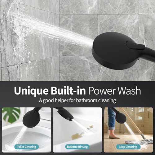 High Pressure Filtered Handheld Shower Head 9 Spray（1 filter）