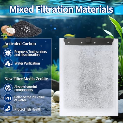 10Pack Large Aquarium Filter Cartridge for Whisper Bio