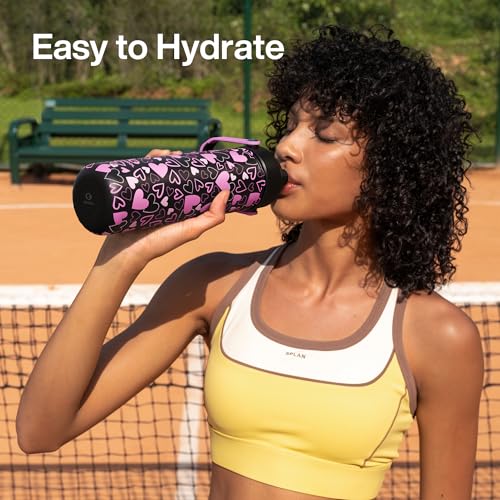 Insulated Water Bottle with Straw Stainless Steel Water Bottle