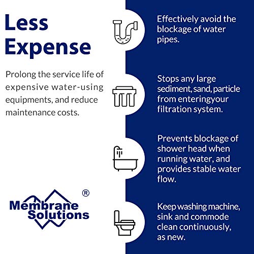 5 Micron 10"x2.5" Polypropylene Sediment Water Filter (6 Count)