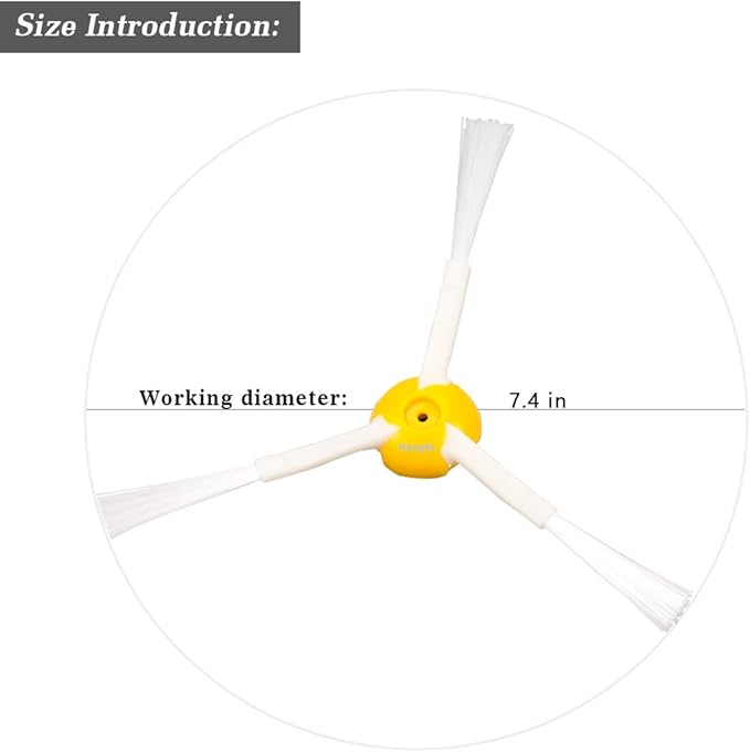 Replacement Brush Parts for i-Robot Roomba 981 980 960 860 870 877 880 890 891 895 805 Vacuum Cleaner, 20 Pieces Roomba 800 & 900 Series Side Brush Accessories - AquaVibe