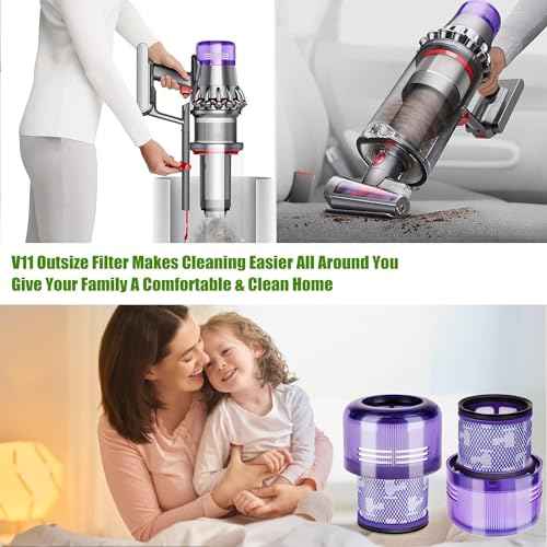 2 Pack V11 Outsize Filter Replacement for Dyson V11 Outsize (2 Count)