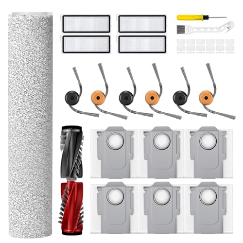 27 Pcs Qrevo Curv 2 Replacement Accessories Compatible with Roborock