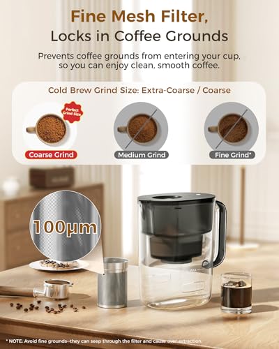 PT 10 Cold Brew Coffee Maker with 1 Magnesium Water Filter
