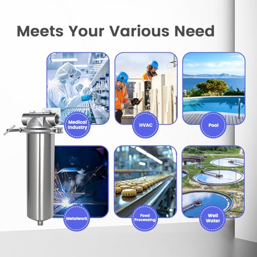 304 Stainless Steel Filter Housing for Filter Cartridge