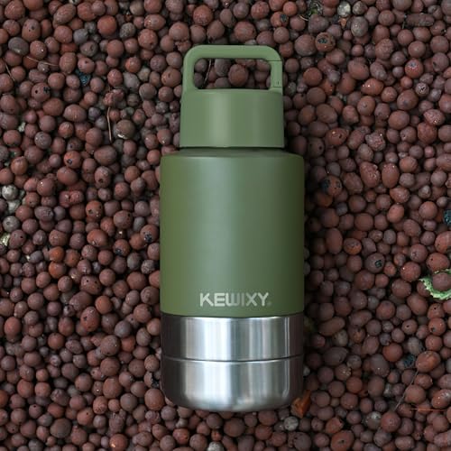 Insulated Dog Travel Water Bottle with Detachable Bowls