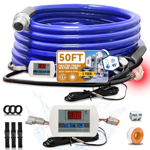 Heated RV Water Hose 50FT (50 Foot)
