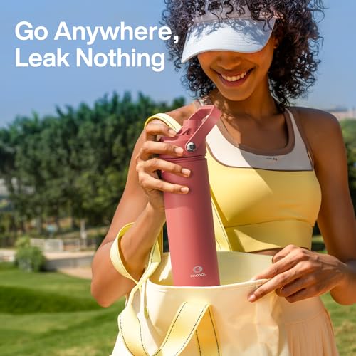 Insulated Water Bottle with Straw Stainless Steel Water Bottle