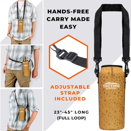 Tactiko Stainless Steel Wide Mouth Water Bottle