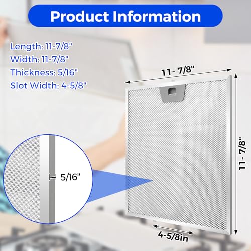 WB02X24872 Range Hood Grease Filter Replacement
