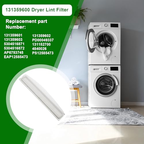 131359600 Dryer Lint Screen Filter Compatible with Frigidaire GE Kenmore