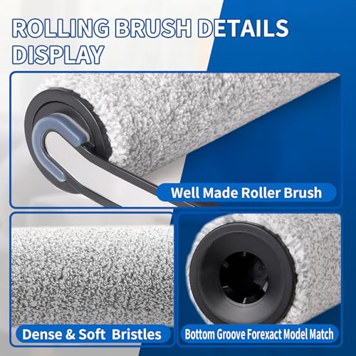 Replacement Brush Roller & Filters for Tineco iFloor 5 (6 Count)