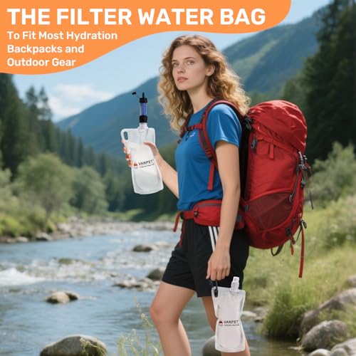 1L Hiking Collapsible Water Bottles