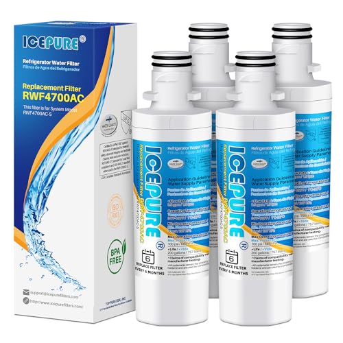 ADQ747935 Refrigerator Water Filter Replacement for LG LT1000P (4 Count)