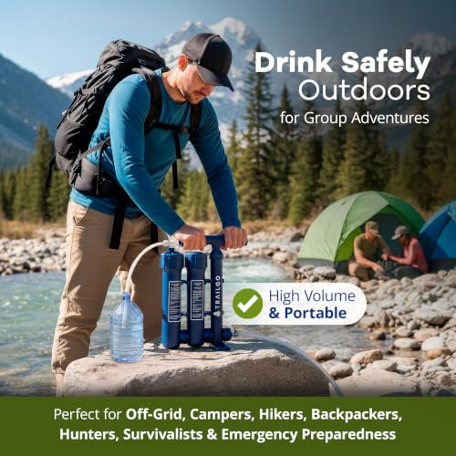 Pro Portable Water Filter for Camping
