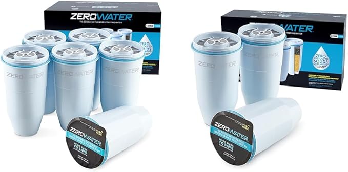 ZeroWater Official Replacement Filter - 5-Stage 0 TDS Filter Replacement & Official Replacement Filter - 5-Stage 0 TDS Filter Replacement - System IAPMO Certified to Reduce Lead