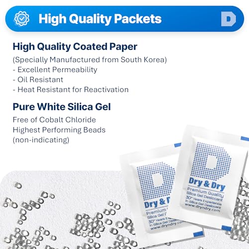 5 Gram [1000 Packets] Silica Gel Packets Silica Gel Desiccants