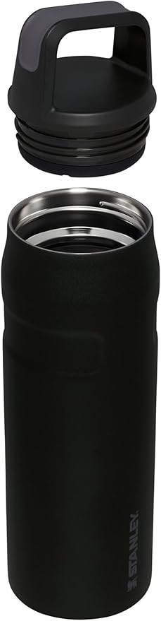 Stanley IceFlow Cap and Carry Water Bottle | Wide Mouth Twist Lid | Lightweight & Leakproof for Travel & Sports | Insulated Stainless Steel | BPA-Free