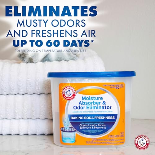 Fragrance Free Refillable Moisture Absorber and Odor Eliminator 14 oz. Tub (42 Ounce)