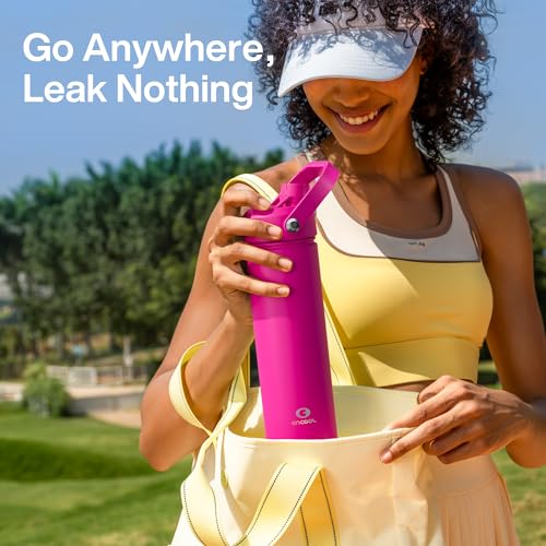 Insulated Water Bottle with Straw Stainless Steel Water Bottle
