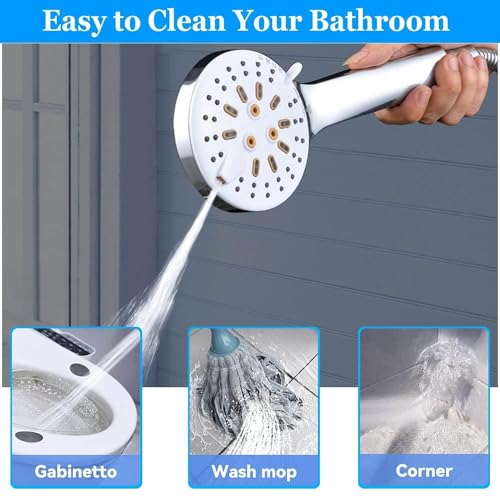 Shower Head 10" High Pressure Rain shower head with Handheld Spray Combo