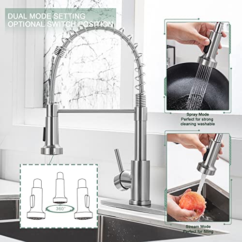 Pull Down Kitchen Faucet