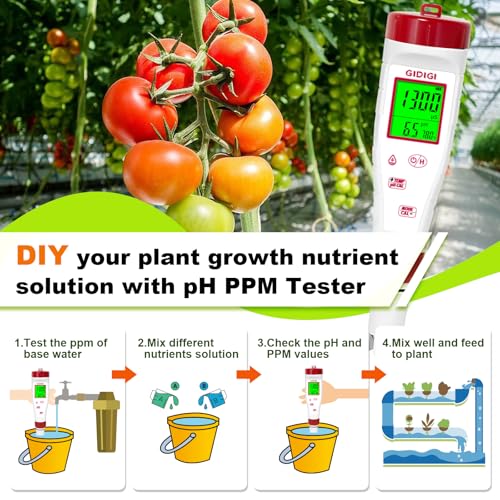 pH Meter for Hydroponic Water