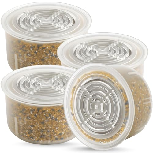 Shower Head Filter Replacement Cartridge Compatible with All Canopy Handheld & Fixed Filtered Shower Head (4 Count)