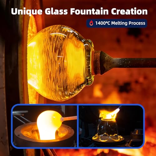 Glass Cat Water Fountain 88oz