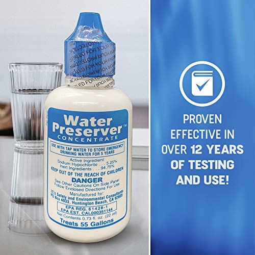55 Gallon Water Preserver Concentrate 5 Year Emergency Disaster Preparedness