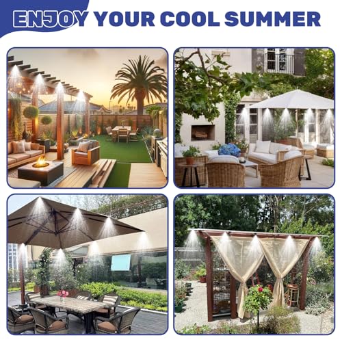 100FT Mister for Outside Patio Misting Cooling System