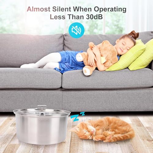 Stainless Steel Pets Water Fountain